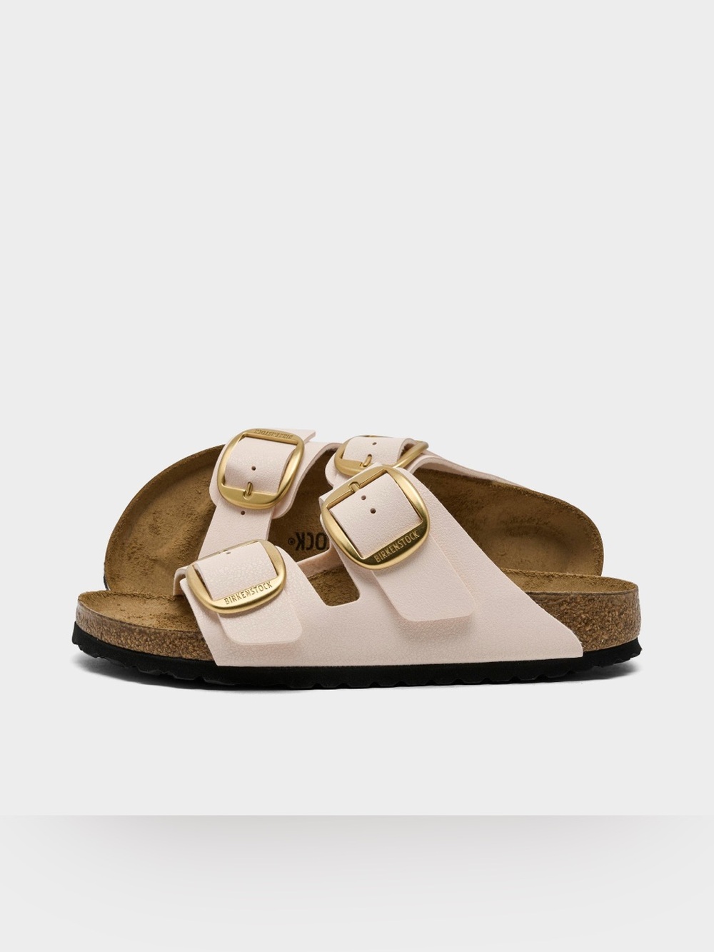 Birkenstock Arizona Pale Pink Sandals with Gold Buckles BIRKENSTOCK
ARIZONA